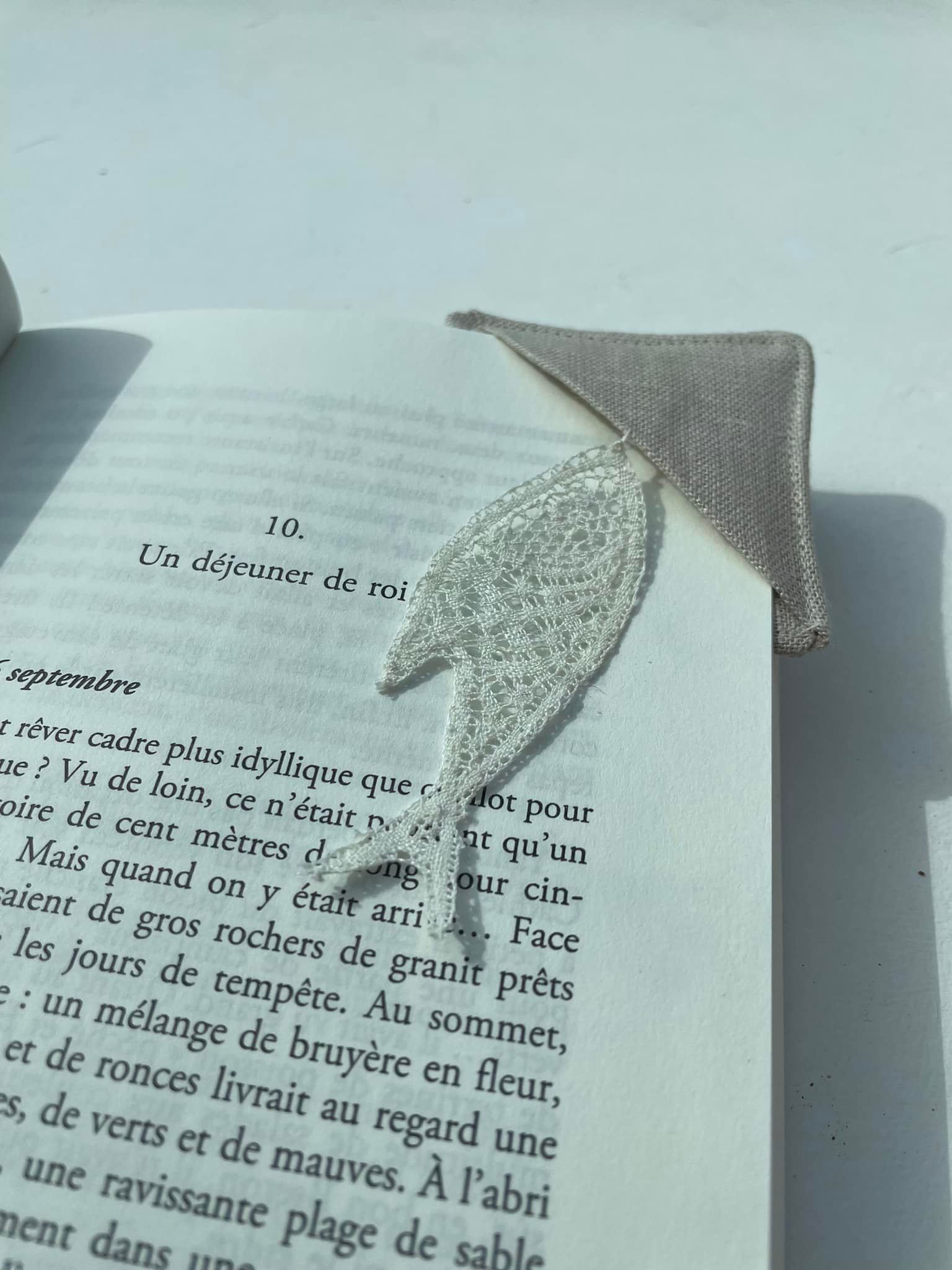 dentelle de binche marque page