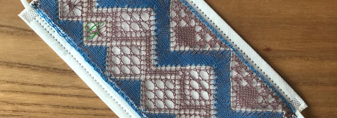 dentelle de cluny masque