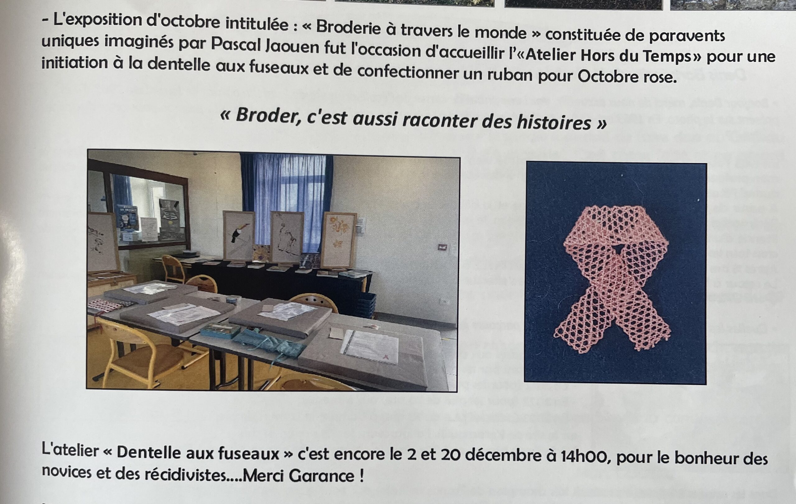 article du bulletin communal 2023 - Primelin