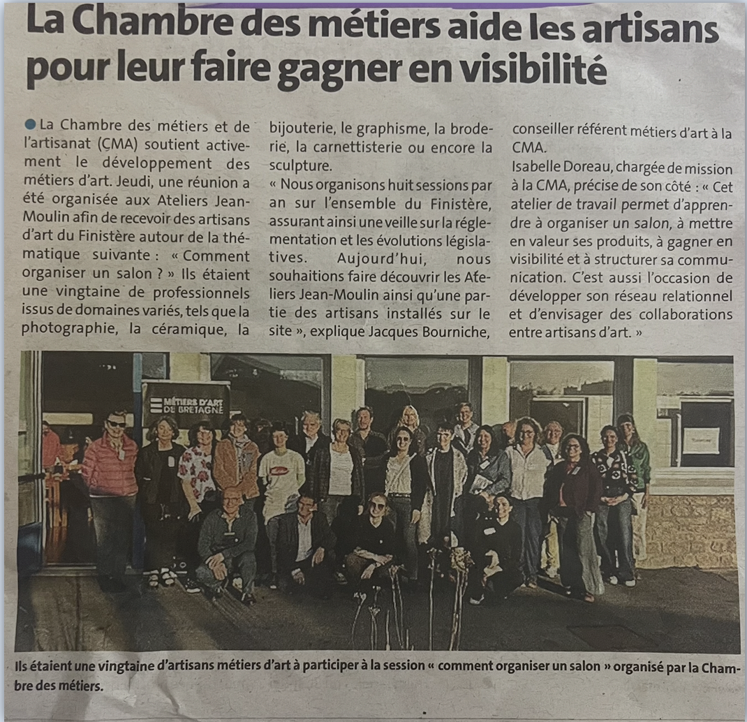 La chambre des métiers aide les artisans pour leur faire gagner en visibilité